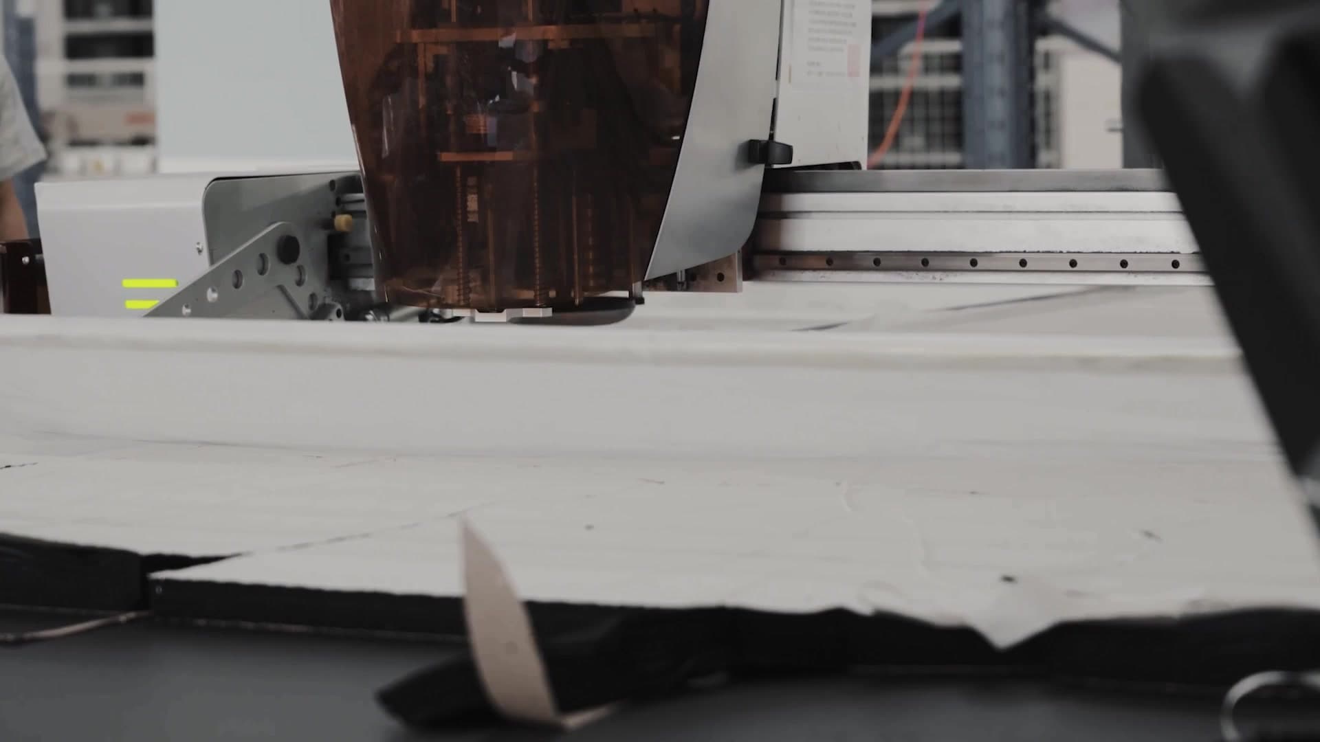 TYX production floor — automated cutting